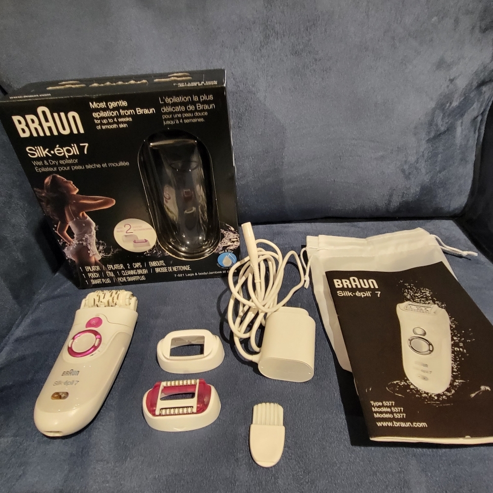 Braun Silk Epil 7 with 2 heads